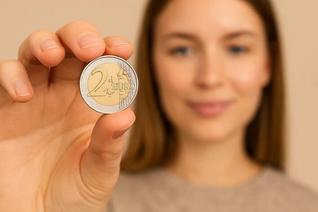 une pièce de 2 €